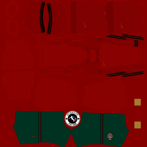 Kit Bồ Đào Nha Dream League Soccer 2023 | Logo Portugal DLS