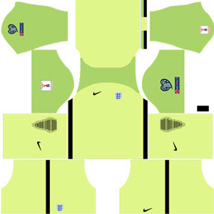Kit Thủ Môn Anh Dream League Soccer 2024 dự bị kit-england-dream-league-soccer-6